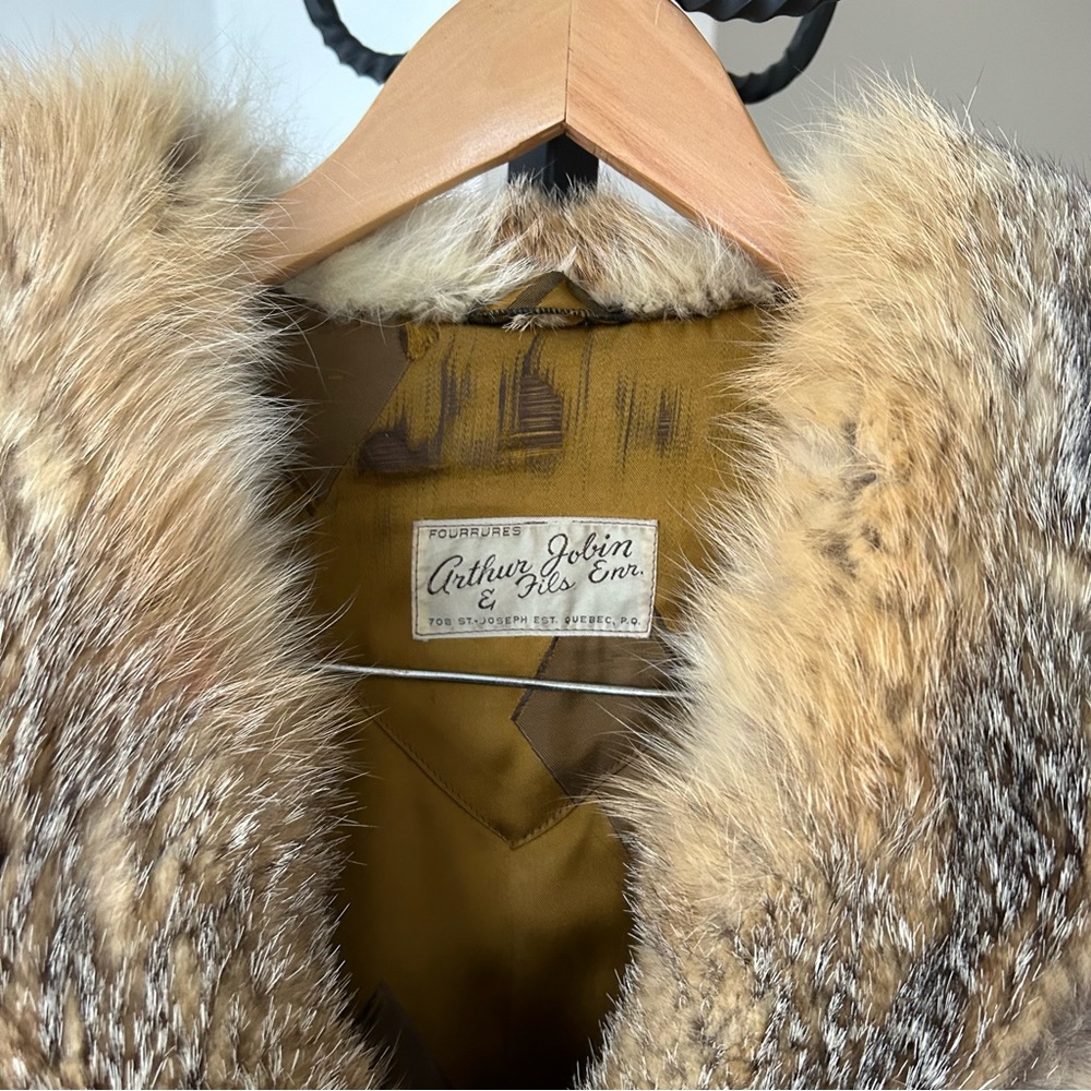 Mob Boss Wife vintage real fur coat.